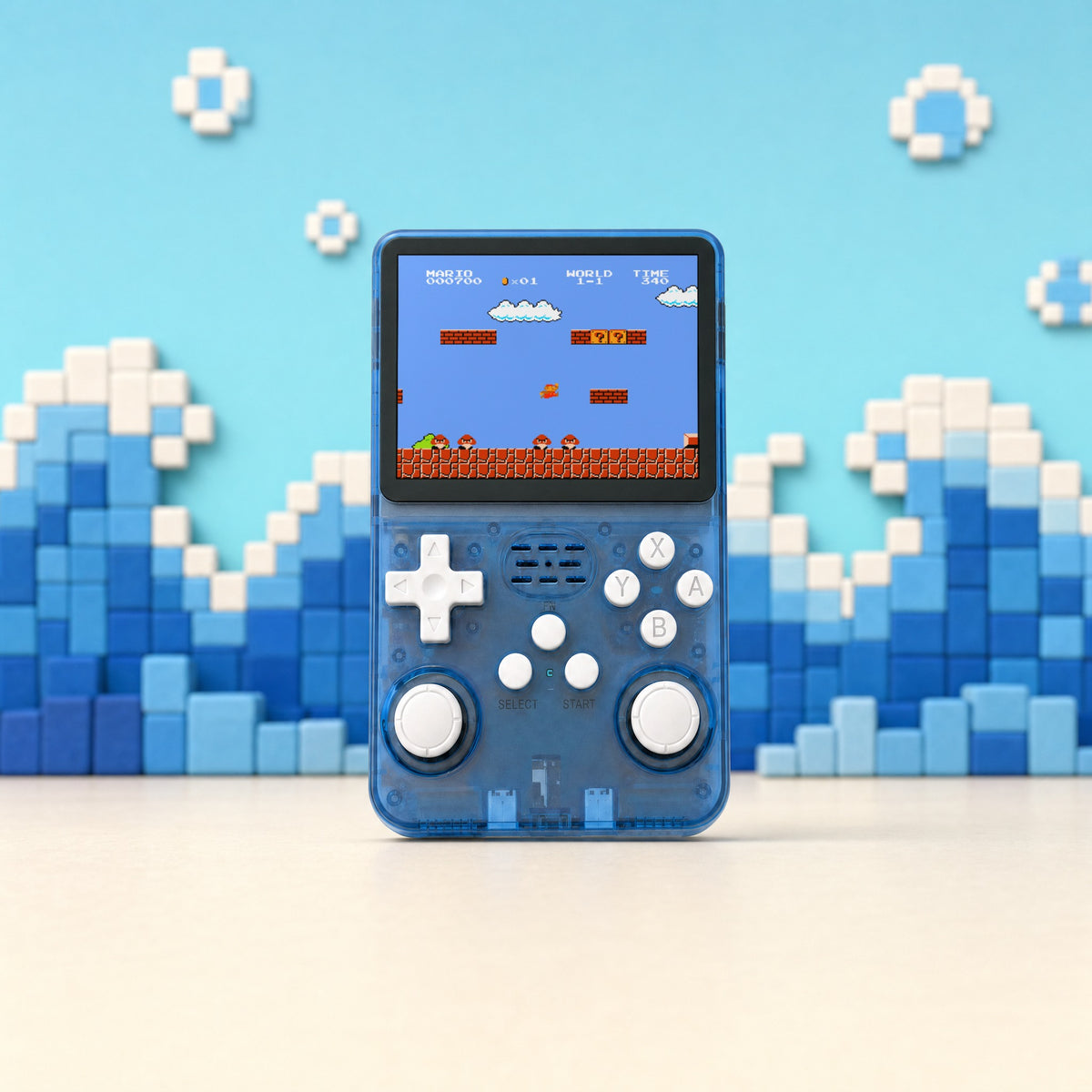 Retro Advance in Lake Blue, 1 handheld