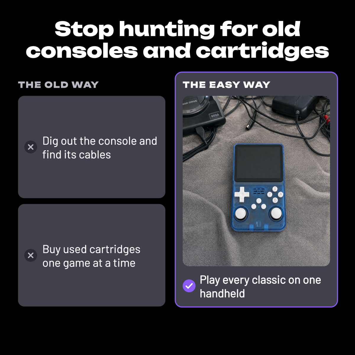 Retro Advance: Stop hunting for old consoles and cartridges